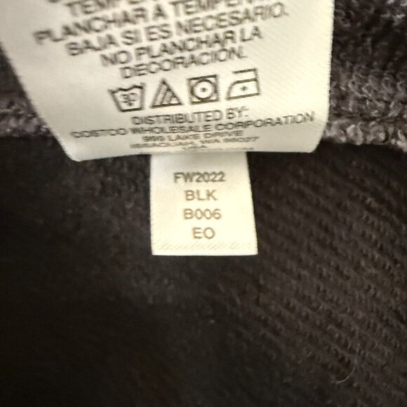 Champion Ladies’ Leopard Print Hoodie (black/gray) Sz XL - Picture 7 of 8